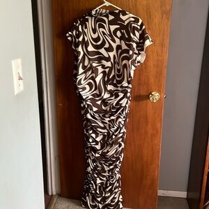 Eloquii Dress, Long, Print